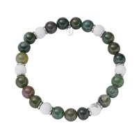 Bracciale Amen Uomo Uomo in Acciaio Agata ACBRU8EL12 - ACBRU8EL12